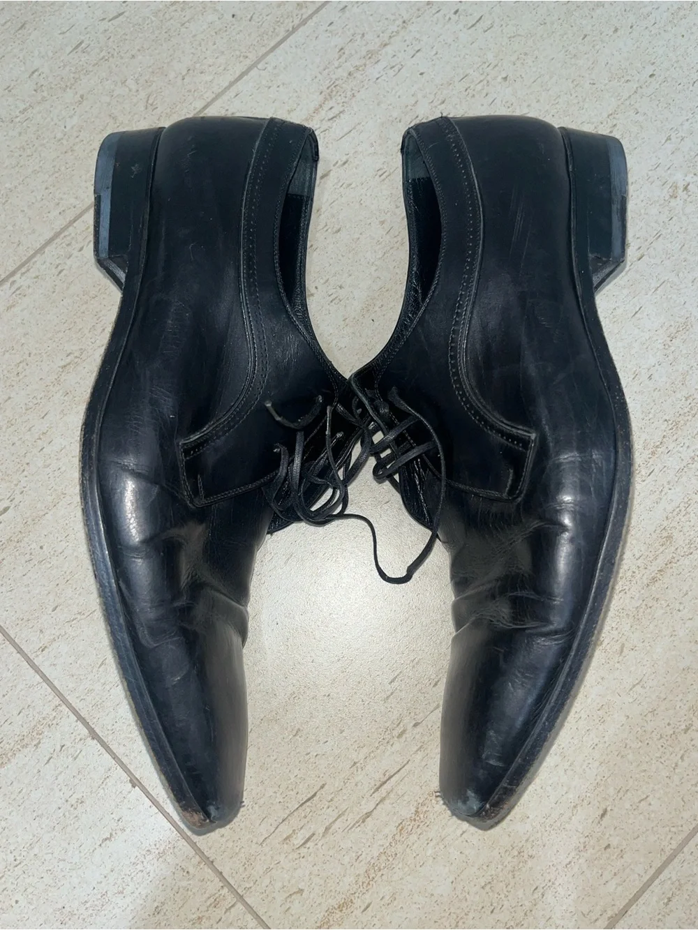 Dior Black Leather Men's Lace-Up Oxfords Men’s Size 13